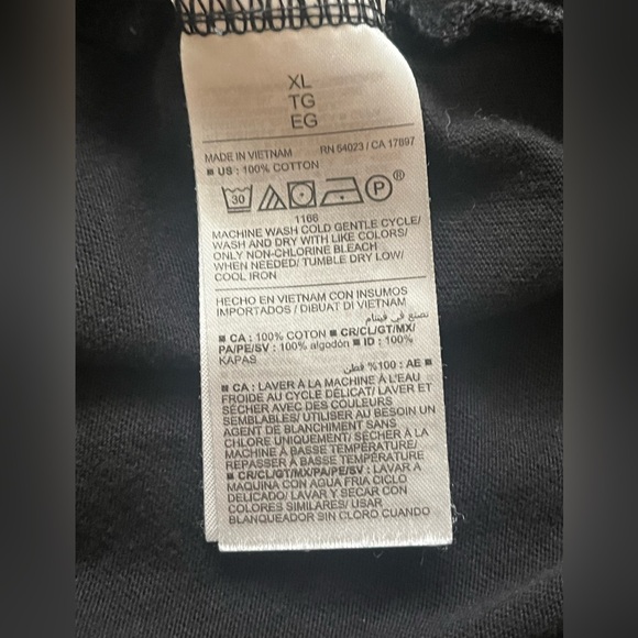 Vintage Cotton Cropped Crewneck T-Shirt - Picture 9 of 9